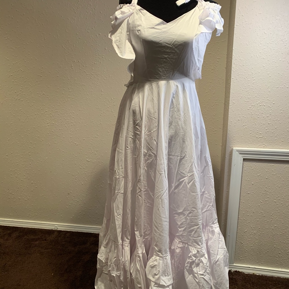 Style Keepers Lake Como Maxi Cotton Poplin White